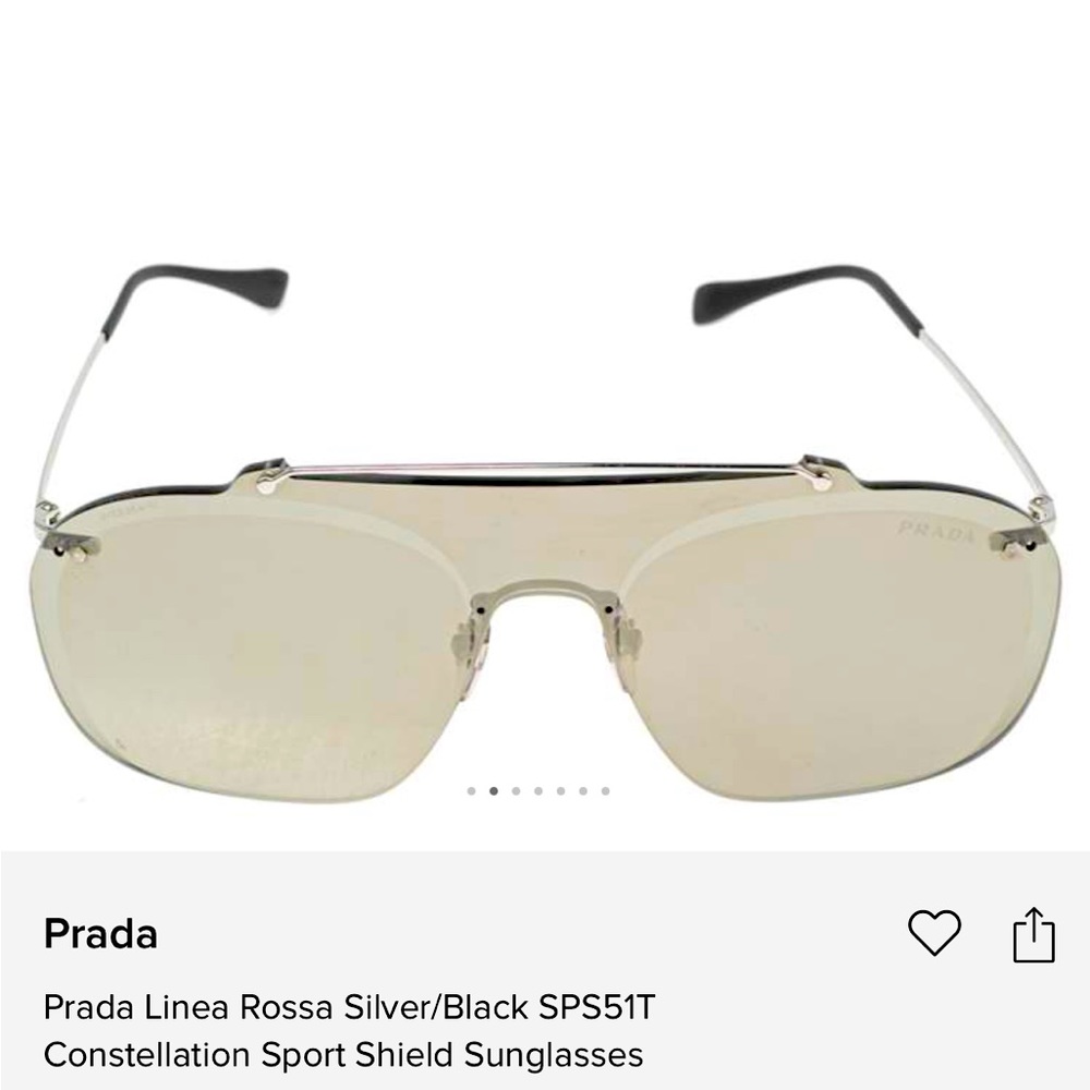 Prada Linea Rossa Shield Sunglasses - Picture 2 of 7
